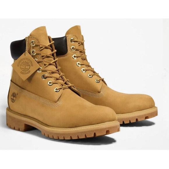 Timberland 100178 Men's Sz 11 Waterproof Basic 6in Ankle Boots Wheat $249 - Picture 1 of 8